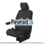 Husa scaun sofer neagra cotiera Ford Tourneo Courier 2019-2023 1.5 TDCi 75 cp UGCA, UGCB, XUCC, XUCD, XUCE, diesel