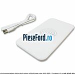 Incarcator wireless smartphone dedicat Ford culoare alb Ford Fiesta Active 2018-2023 1.0 EcoBoost 101 cp