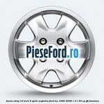 Janta aliaj 14 inch, 6 spite, argintiu Ford Ka 1996-2008 1.3 i 50 cp