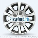 Janta aliaj 15 inch, 5 spite duble, design Y antracit Ford Focus 1998-2004 1.4 16V 75 cp