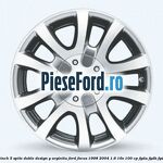 Janta aliaj 15 inch, 5 spite duble, design Y argintiu Ford Focus 1998-2004 1.6 16V 100 cp