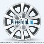 Janta aliaj 15 inch, 5 spite duble, design Y argintiu Ford Focus 1998-2004 2.0 16V 131 cp