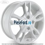 Janta aliaj 15 inch, 5 spite duble frozen white Ford Fiesta 2013-2017 1.5 TDCi 75 cp UGJC, XUJA, XUJB diesel