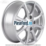 Janta aliaj 15 inch, 8 spite argintiu Ford Fiesta 2017-2023 1.1 Ti-VCT 75 cp FSJB benzina