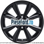 Janta aliaj 15 inch, 8 spite negru Ford Fiesta 2017-2023 1.0 EcoBoost 101 cp SFJE, SFJF, SFJH, SFJJ, SFJK, SFJN benzina
