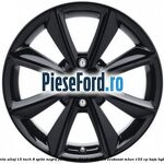 Janta aliaj 15 inch, 8 spite negru Ford Fiesta 2017-2023 1.0 EcoBoost mHEV 155 cp
