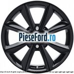 Janta aliaj 15 inch, 8 spite negru Ford Fiesta 2017-2023 1.1 Ti-VCT 86 cp