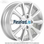 Janta aliaj 16 inch, 10 spite argintiu Ford Fiesta 2017-2023 1.1 Ti-VCT 75 cp FSJB benzina