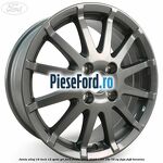 Janta aliaj 16 inch, 12 spite gri Ford Fiesta 2002-2005 1.25 16V 75 cp