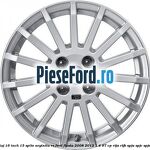 Janta aliaj 16 inch, 15 spite argintiu RS Ford Fiesta 2008-2012 1.4 97 cp RTJA, RTJB, SPJA, SPJC, SPJE benzina