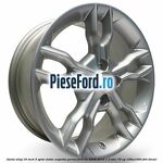 Janta aliaj 16 inch, 5 spite duble argintiu perlat Ford Ka 2009-2016 1.3 TDCi 75 cp