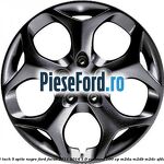Janta aliaj 16 inch, 5 spite negre Ford Focus 2011-2014 1.0 EcoBoost 100 cp M2DA, M2DB, M2DC, SFDA, SFDB benzina