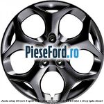 Janta aliaj 16 inch, 5 spite negre Ford Focus 2011-2014 2.0 TDCi 115 cp
