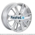 Janta aliaj 16 inch, 6 spite duble sparkle silver Ford Fiesta Active 2018-2023 1.5 TDCi 120 cp