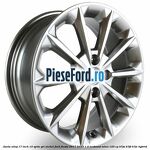Janta aliaj 17 inch, 10 spite gri nichel Ford Fiesta 2017-2023 1.0 EcoBoost mHEV 125 cp B7JA, B7JB, B7JC Hybrid