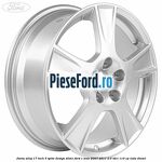 Janta aliaj 17 inch, 5 spite, design Silver Ford C-Max 2007-2011 2.0 TDCi 110 cp