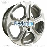 Janta aliaj 17 inch, 5 spite design Y argintiu Ford Fiesta 2013-2017 1.25 82 cp SNJA, SNJB, SNJC, SNJD benzina