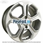 Janta aliaj 17 inch, 5 spite design Y argintiu Ford Fiesta 2013-2017 1.6 TDCi 95 cp