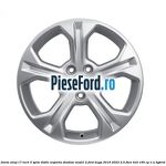 Janta aliaj 17 inch, 5 spite duble argintiu shadow model 2 Ford Kuga 2019-2023 2.5 FHEV 4x4 190 cp n/a hybrid