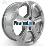 Janta aliaj 17 inch, 5 spite flash grey Ford Fiesta 2013-2017 1.5 TDCi 75 cp UGJC, XUJA, XUJB diesel