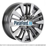 Janta aliaj 17 inch, 5 x 3 spite Pearl Grey Machined Ford Fiesta 2017-2023 1.0 EcoBoost 101 cp SFJE, SFJF, SFJH, SFJJ, SFJK, SFJN benzina