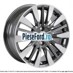 Janta aliaj 17 inch, 5 x 3 spite Pearl Grey Machined Ford Fiesta 2017-2023 1.0 EcoBoost 140 cp