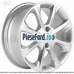 Janta aliaj 17 inch, 8 spite argintiu Ford Fiesta Active 2018-2023 1.0 EcoBoost 101 cp