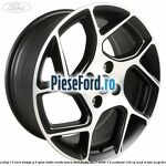 Janta aliaj 17 inch, design Y 5 spite duble matte black Ford Fiesta 2017-2023 1.0 EcoBoost 124 cp M1JL, M1JM, M1JP benzina