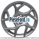 Janta aliaj 17 inch, design Y spite duble flash grey Ford Fiesta 2017-2023 1.0 EcoBoost 95 cp M0JA benzina