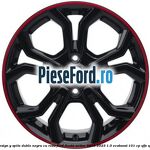 Janta aliaj 17 inch, design Y spite duble negru cu rosu Ford Fiesta Active 2018-2023 1.0 EcoBoost 101 cp SFJE, SFJF, SFJH, SFJJ, SFJK benzina