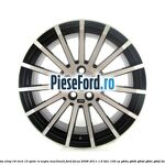 Janta aliaj 18 inch, 15 spite RS negru machined Ford Focus 2008-2011 1.6 TDCi 109 cp G8DA, G8DB, G8DD, G8DE, G8DF diesel