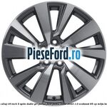 Janta aliaj 18 inch, 5 spite duble gri perlat Ford Puma 2020-2023 1.0 EcoBoost 95 cp