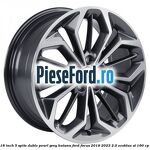 Janta aliaj 18 inch, 5 spite duble pearl grey Katana Ford Focus 2019-2023 2.0 EcoBlue ST 190 cp