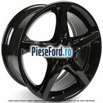 Janta aliaj 18 inch, 5 spite negru lucios Ford Focus 2014-2018 1.6 TDCi 115 cp T1DA, T1DB diesel