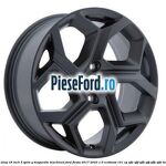 Janta aliaj 18 inch, 5 spite Y Magnetite Machined Ford Fiesta 2017-2023 1.0 EcoBoost 101 cp SFJE, SFJF, SFJH, SFJJ, SFJK, SFJN benzina