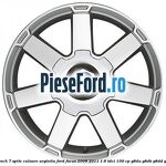 Janta aliaj 18 inch, 7 spite, culoare Argintiu Ford Focus 2008-2011 1.6 TDCi 109 cp