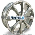 Janta aliaj 18 inch, 8 spite gri polish Ford Fiesta 2017-2023 1.0 EcoBoost 95 cp M0JA benzina