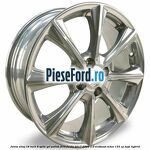 Janta aliaj 18 inch, 8 spite gri polish Ford Fiesta 2017-2023 1.0 EcoBoost mHEV 155 cp BZJA Hybrid