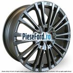 Janta aliaj 19 inch, 10 spite duble negru RS Ford Focus 2014-2018 1.6 TDCi ECOnetic 105 cp NGDA, NGDB diesel