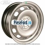 Janta tabla 14 inch argintiu Ford Ka plus 2019-2020 1.2 Ti 85 cp C12FDOS, ENBI benzina
