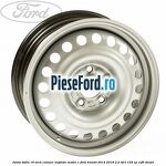 Janta tabla 16 inch culoare argintie model 1 Ford Transit 2014-2018 2.2 TDCi 155 cp CVF5 diesel