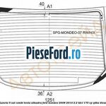Luneta 5 usi combi, tenta albastra Ford Mondeo 2008-2014 2.2 TDCi 175 cp