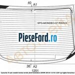 Luneta 5 usi combi, tenta verde Ford Mondeo 2008-2014 1.6 Ti 120 cp