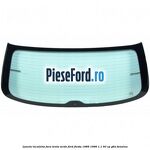 Luneta incalzita, fara tenta verde Ford Fiesta 1989-1996 1.1 50 cp