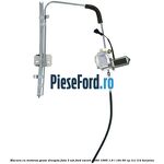 Macara cu motoras geam dreapta fata 3 usi Ford Escort 1990-1995 1.6 i 16V 90 cp