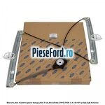 Macara fara motoras geam stanga fata 3 usi Ford Fiesta 2005-2008 1.4 16V 80 cp