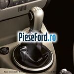 Nuca schimbator, 5 trepte piele si aluminiu Ford Fusion 1.3 60 cp