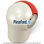 Nuca schimbator, aluminiu si piele rosie Ford Ka 2009-2016 1.3 TDCi 75 cp 169A1000, FD4 diesel