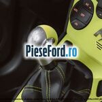 Nuca schimbator, aluminiu si piele verde/Lime Ford Ka 2009-2016 1.3 TDCi 75 cp 169A1000, FD4 diesel