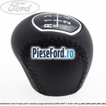Nuca schimbator, cutie 6 trepte piele cusatura neagra Ford Focus 2004-2007 1.6 TDCi 109 cp